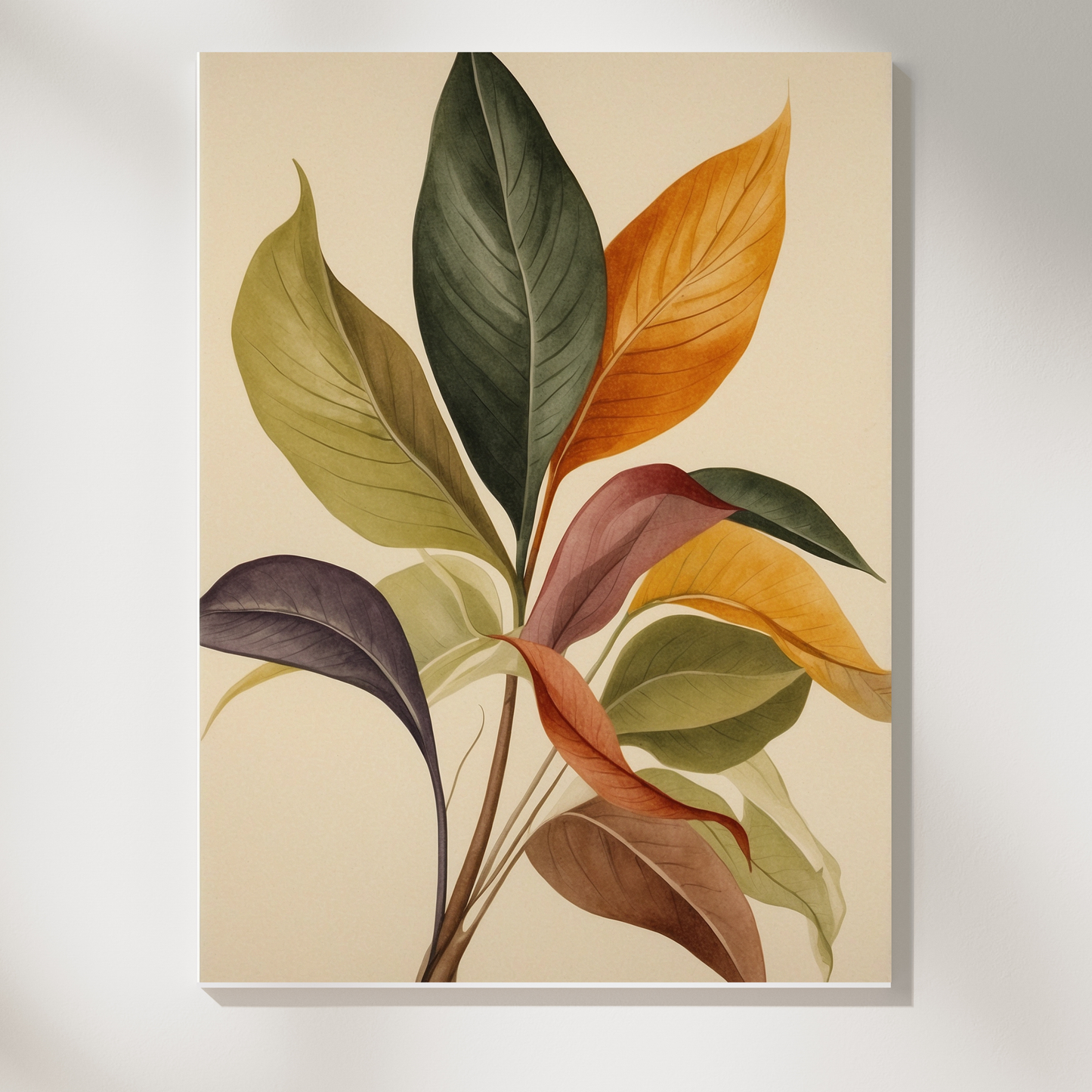 Poster della cucina a tema oliva – Decorazione elegante e invitante