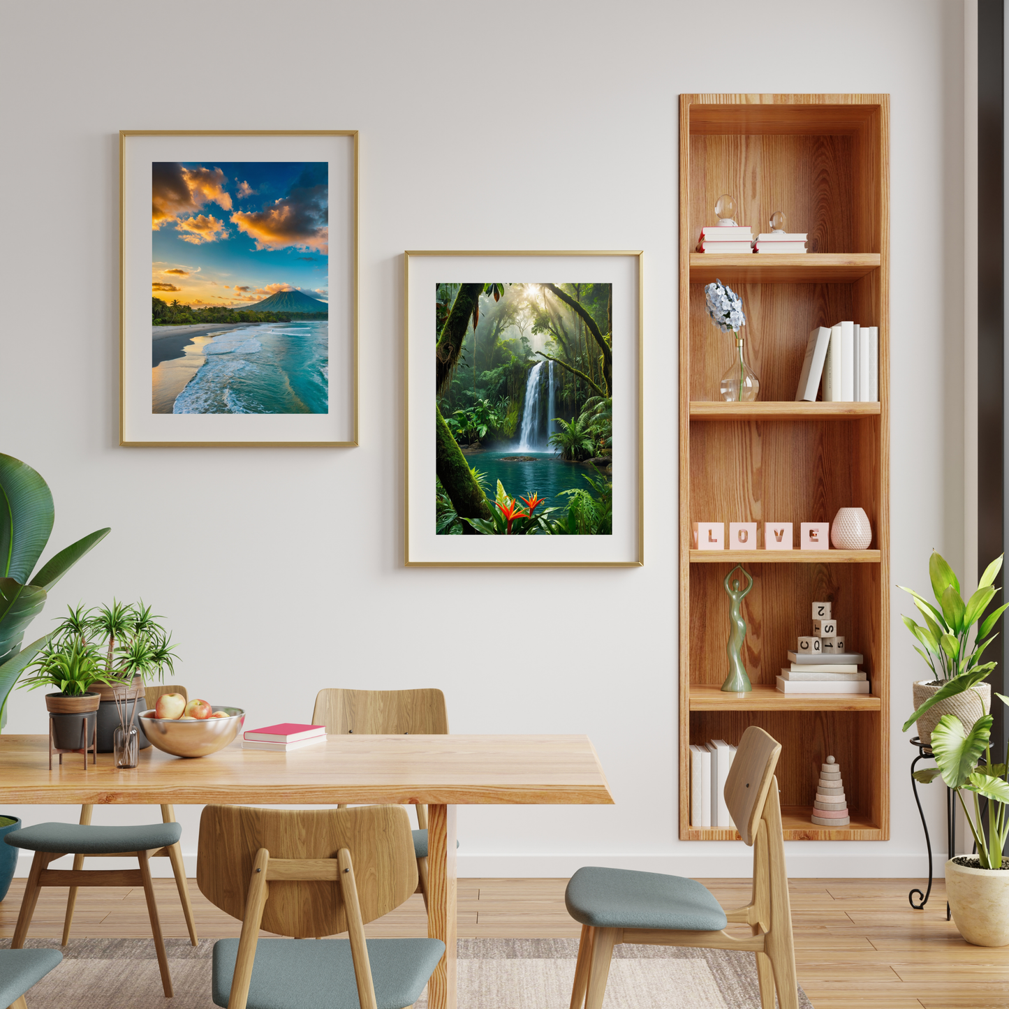 Poster della cucina a tema oliva – Decorazione elegante e invitante