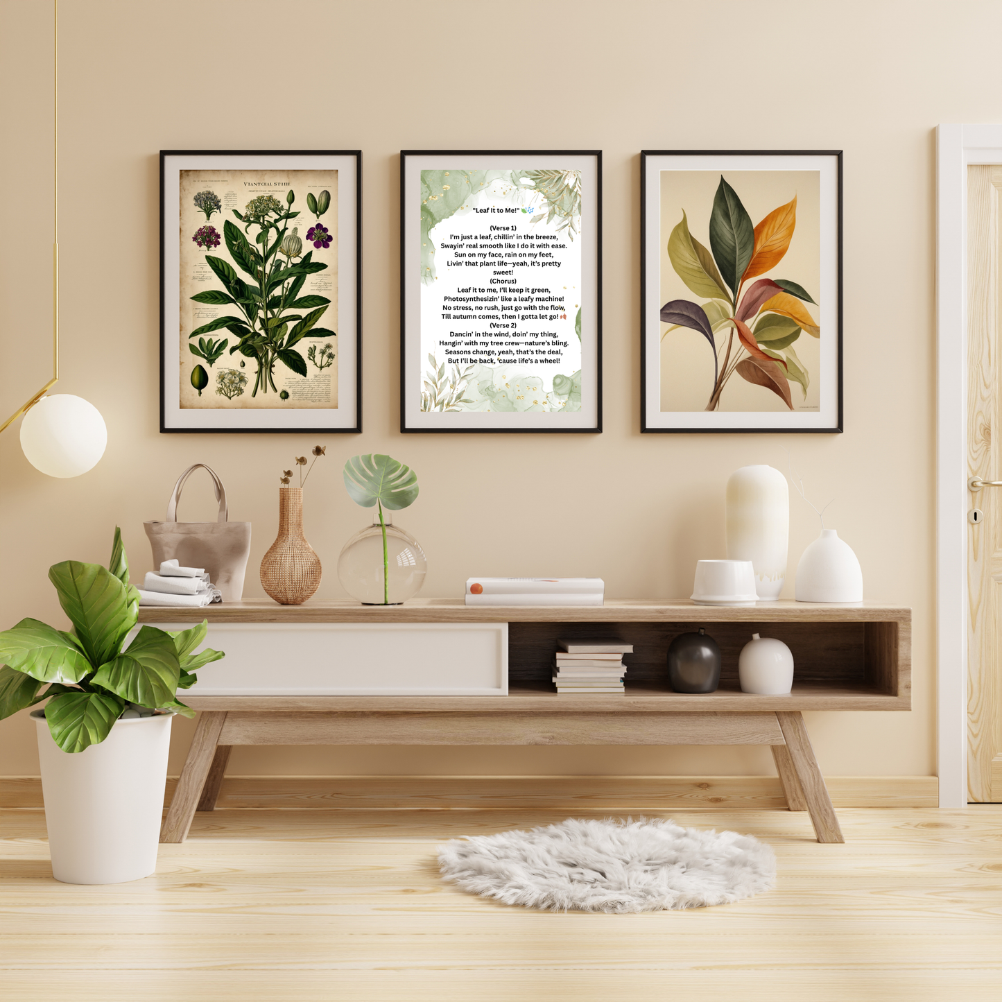 Poster della cucina a tema oliva – Decorazione elegante e invitante
