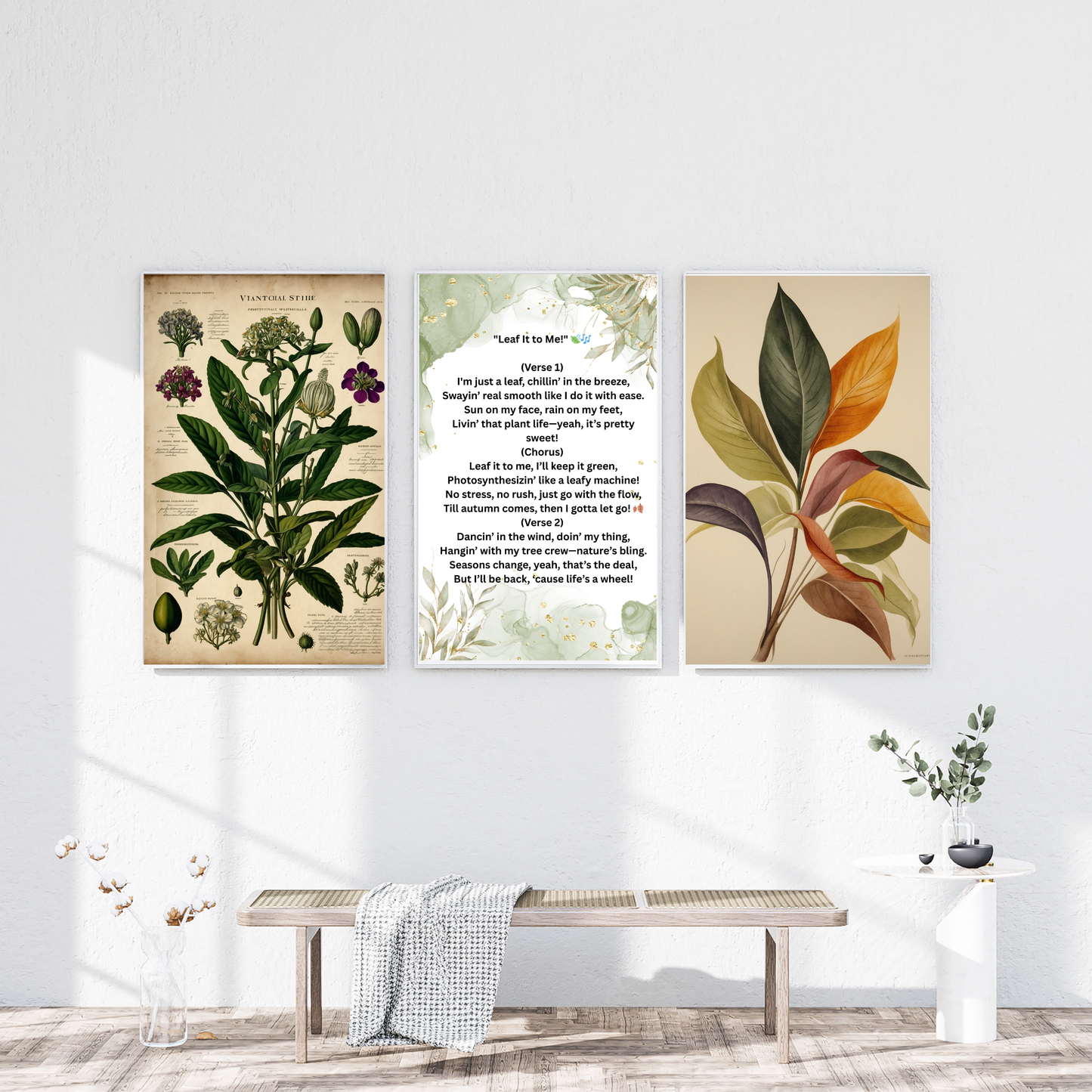 Poster della cucina a tema oliva – Decorazione elegante e invitante