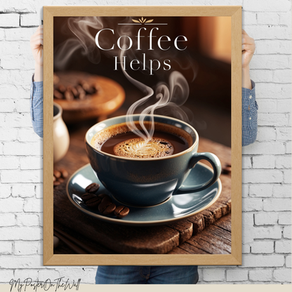 Coffee Aesthetic Wall Art – Premium Poster for Any Space