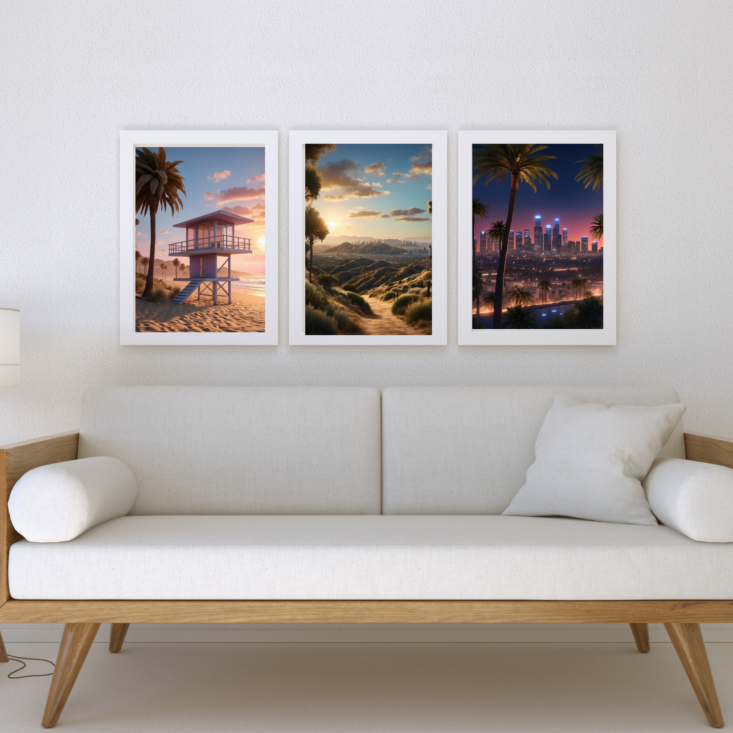 Los Angeles Hills Poster – Where Dreams Meet the View (And Maybe a Traffic Jam) 🏞️