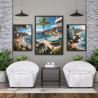 Laguna Beach Poster – Where Sun, Surf, and Seagulls Collide 🌊🏖️