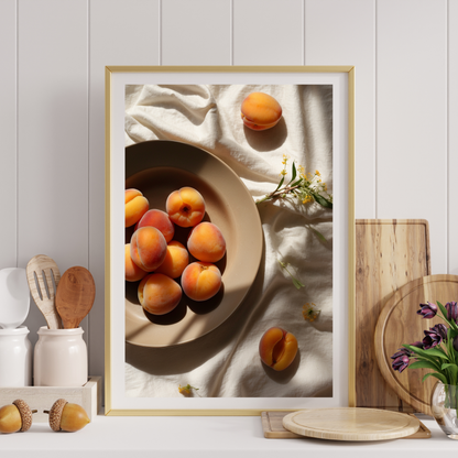 Abricot Kitchen Poster – A Sweet and Sunny Addition to Your Space 🍑🍴