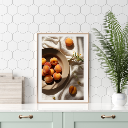 Abricot Kitchen Poster – A Sweet and Sunny Addition to Your Space 🍑🍴