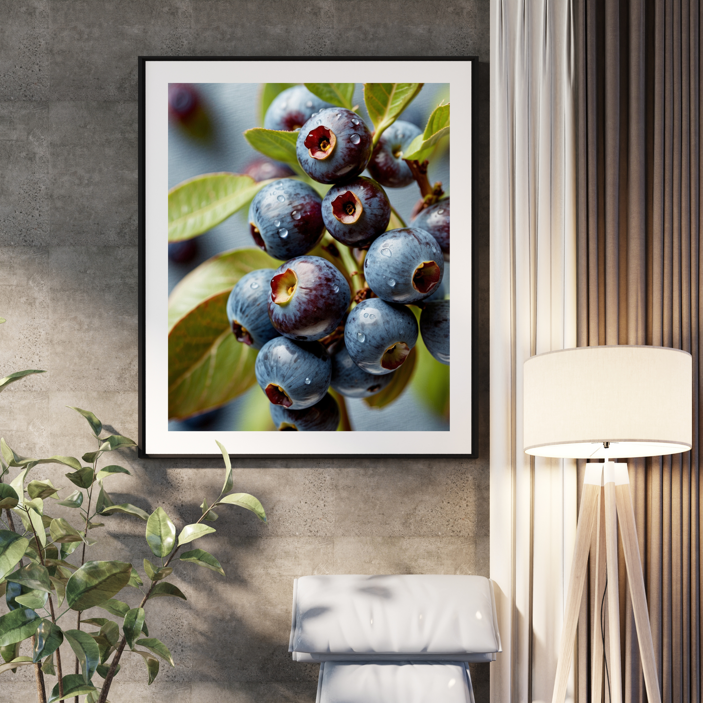 Blueberry Kitchen Poster – A Berry Sweet Addition to Your Space 🫐🍴