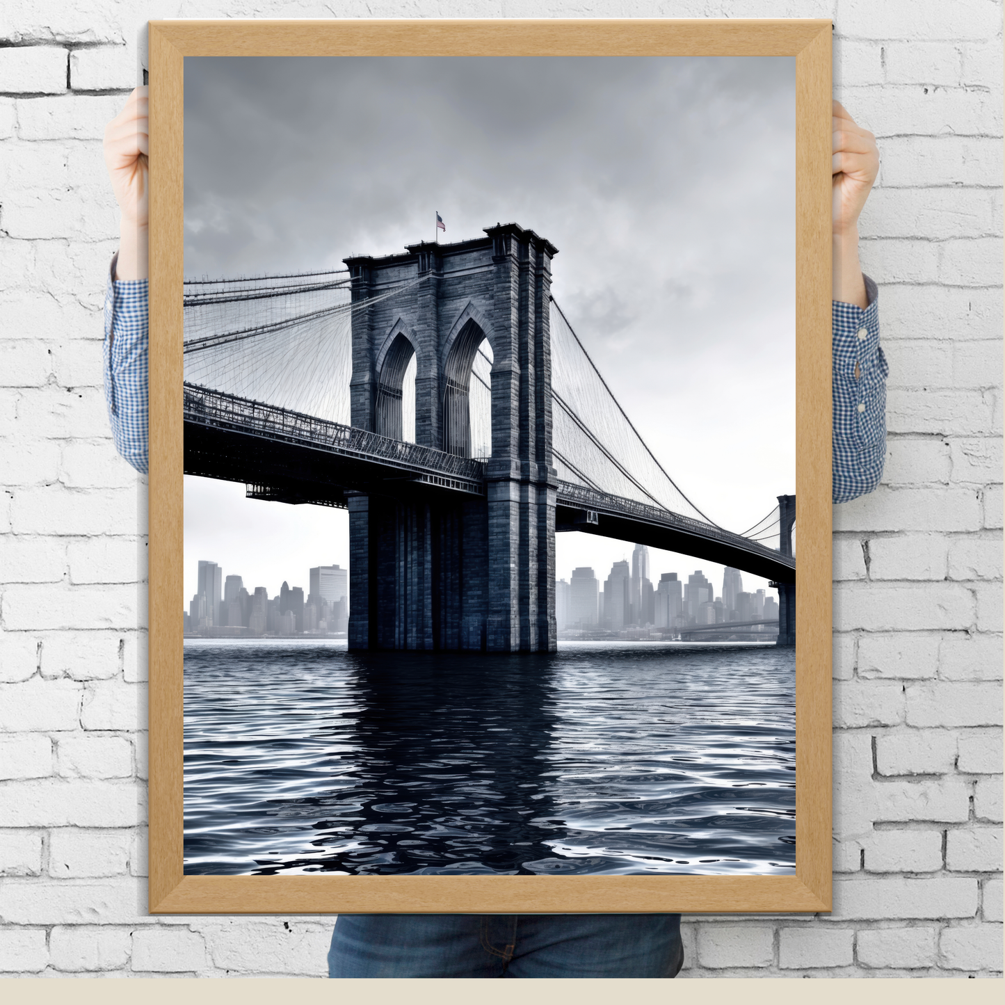 Poster del ponte di Brooklyn – Arte murale iconica e senza tempo di New York