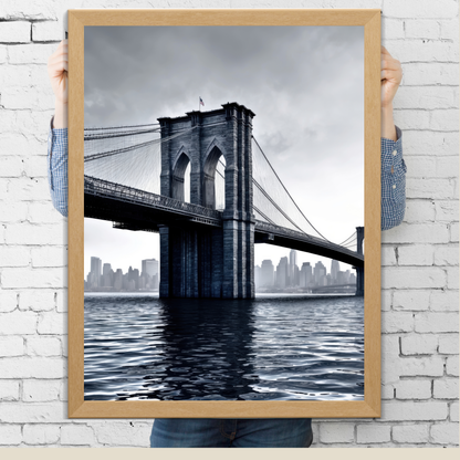 Brooklyn Bridge Poster – Iconic & Timeless New York Wall Art