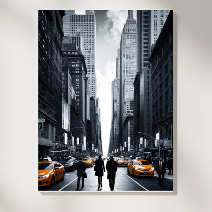 NYC Yellow Cab – Iconic Street Life of New York Poster