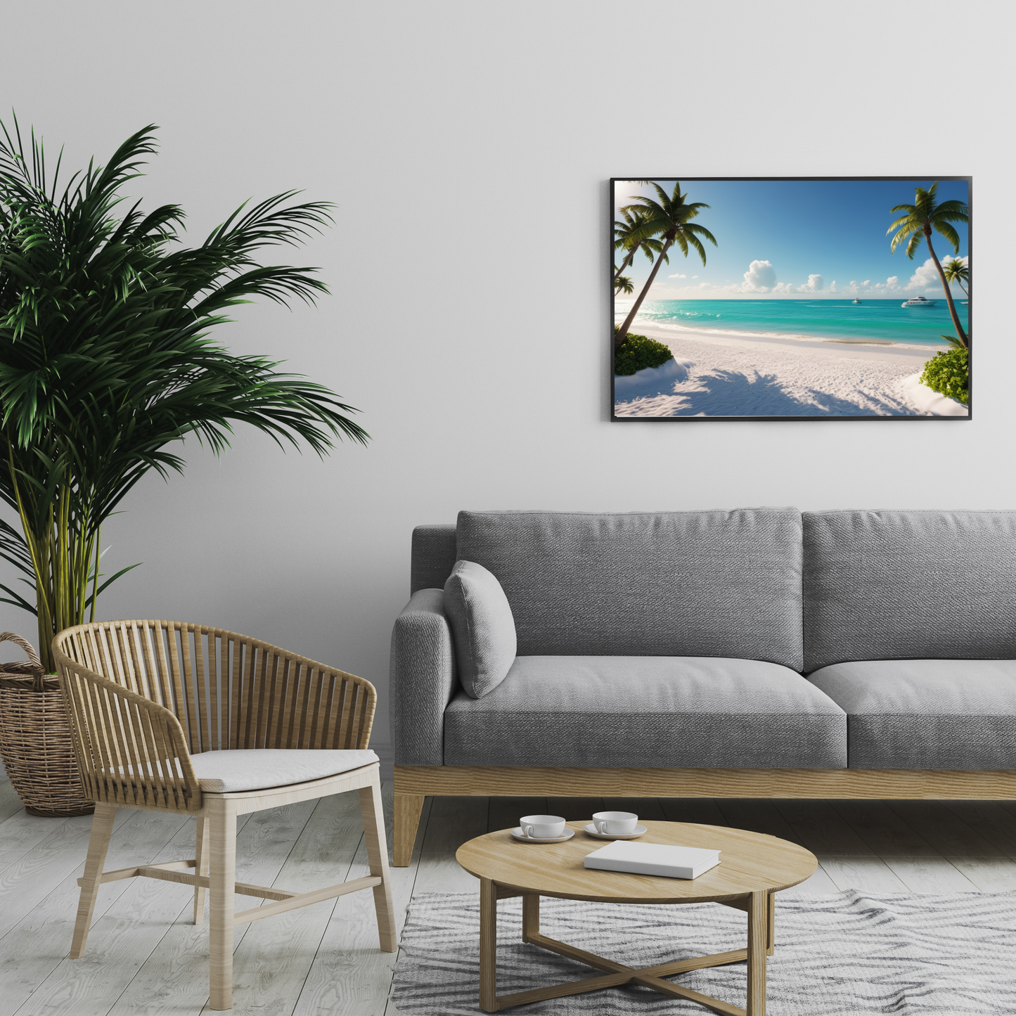 Miami Beach Art Print – Colorful and Relaxing Coastal Decor