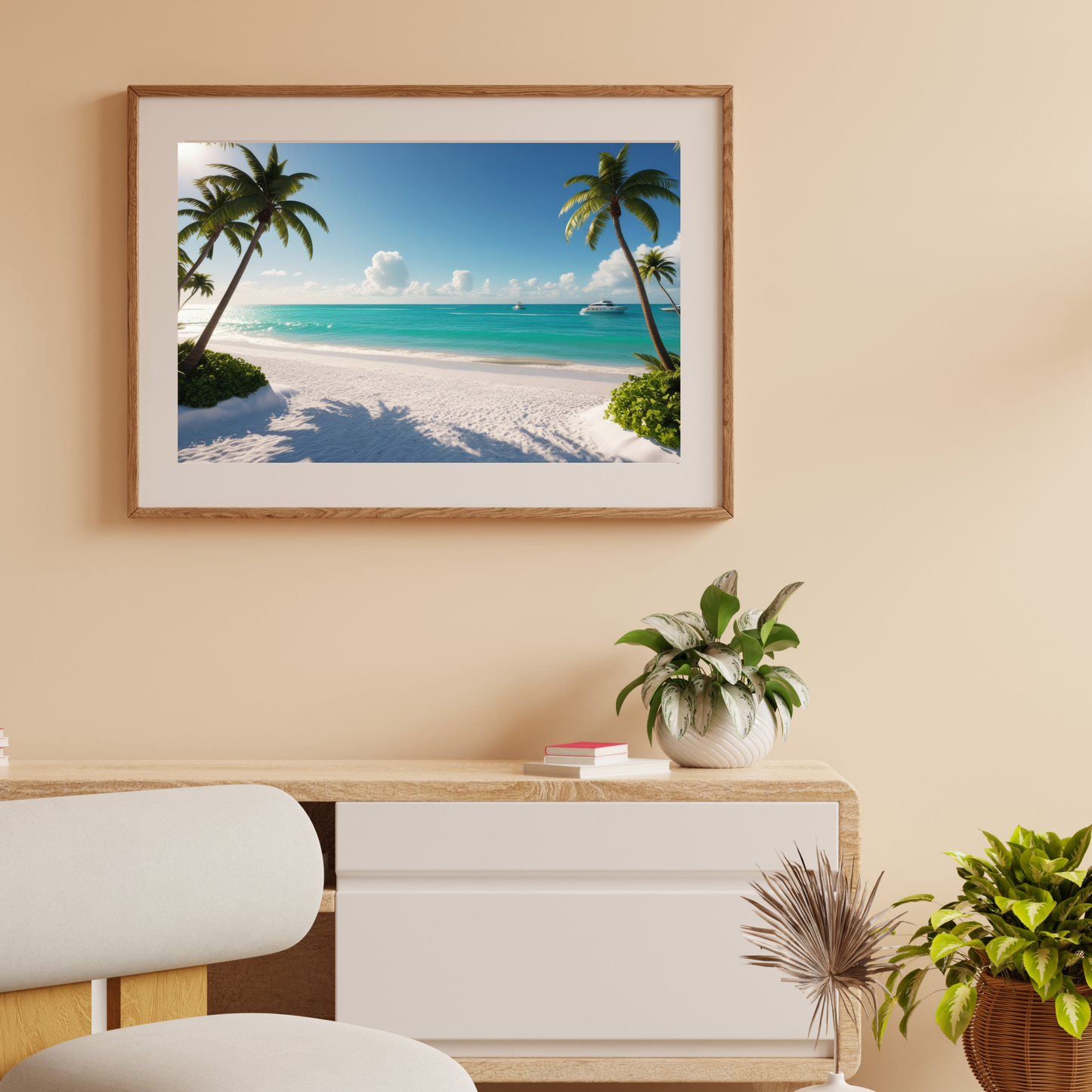 Miami Beach Art Print – Colorful and Relaxing Coastal Decor