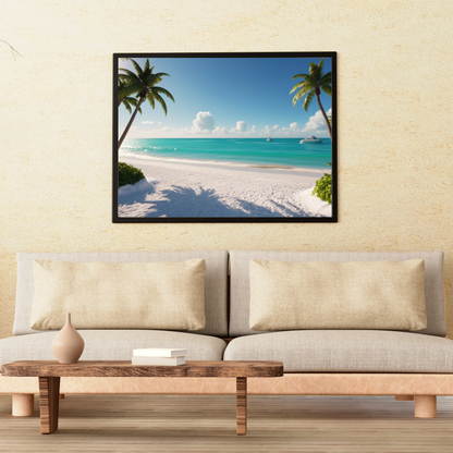 Miami Beach Art Print – Colorful and Relaxing Coastal Decor