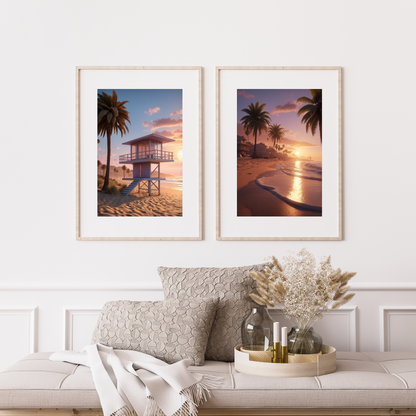 Lifeguard Tower – The Icon of Los Angeles Beaches! 🏖️🌅