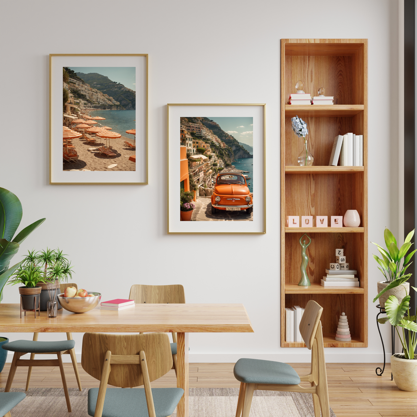 Poster della cucina a tema oliva – Decorazione elegante e invitante