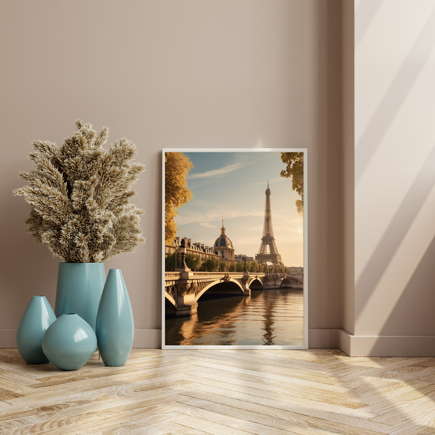 Paris Seine Poster – Timeless Elegance Along the River