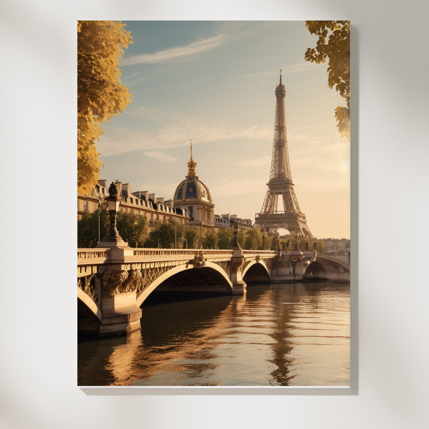 Paris Seine Poster – Timeless Elegance Along the River