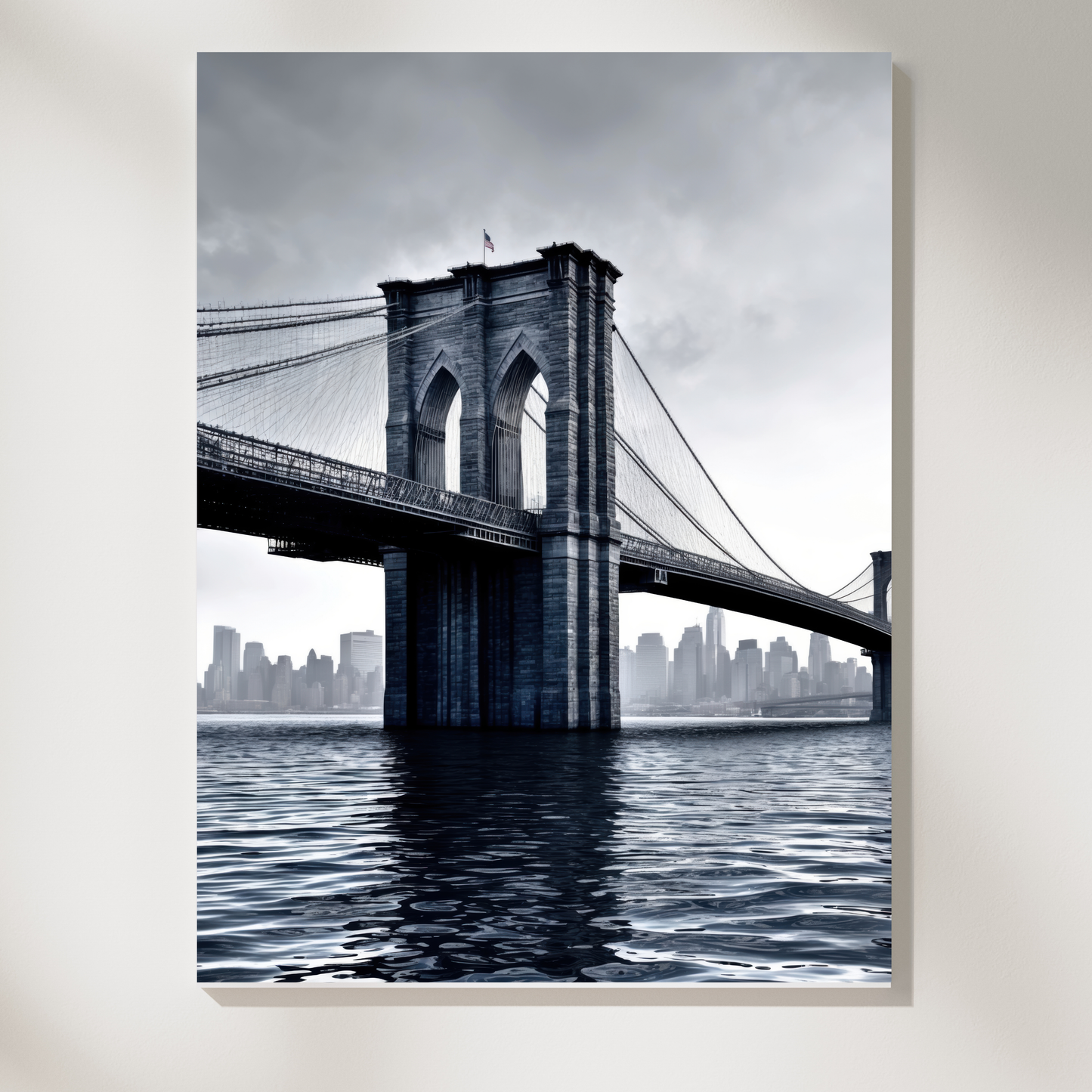 Poster del ponte di Brooklyn – Arte murale iconica e senza tempo di New York