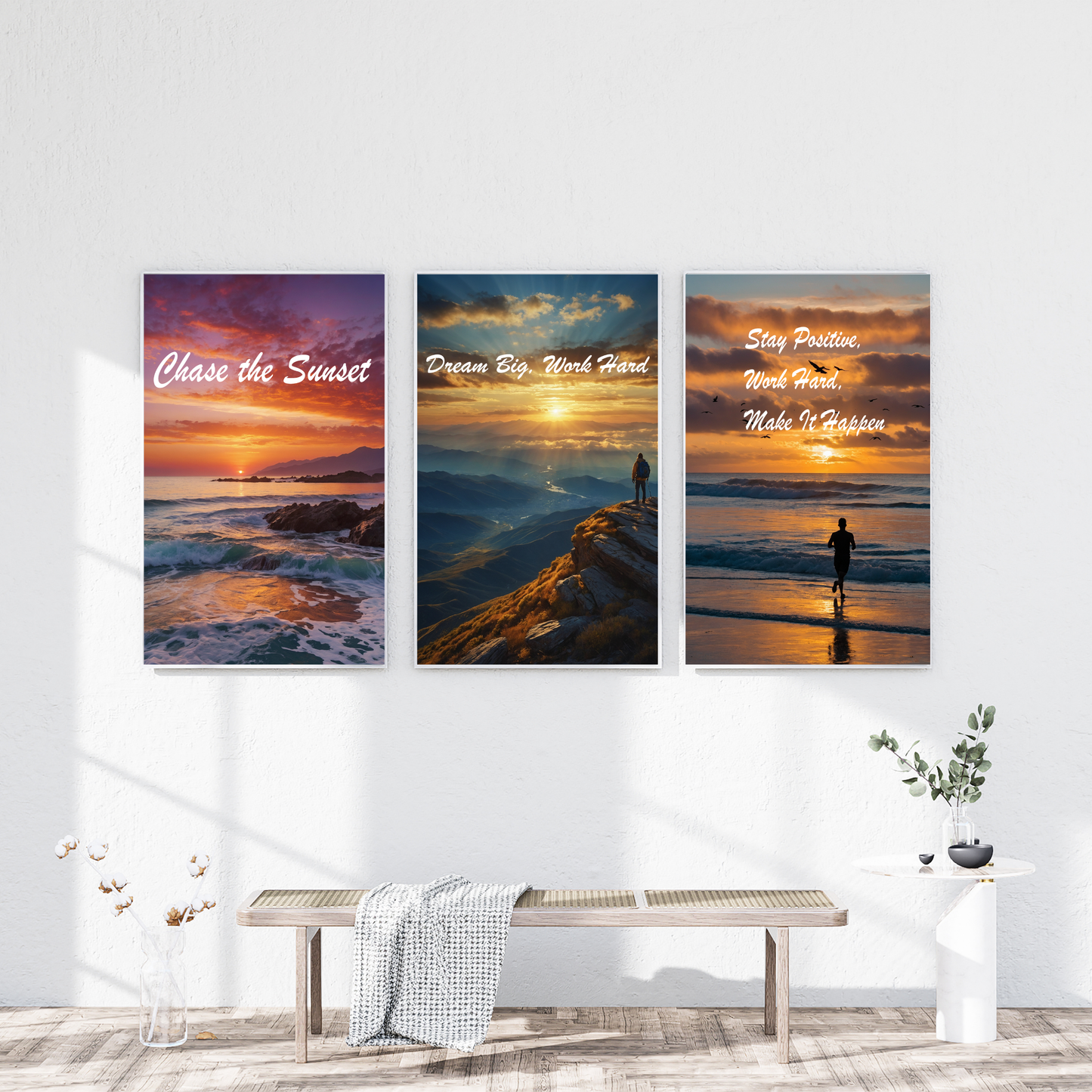 Chase the Sunset Poster – A Reminder to Slow Down &amp; Enjoy the View 🌅