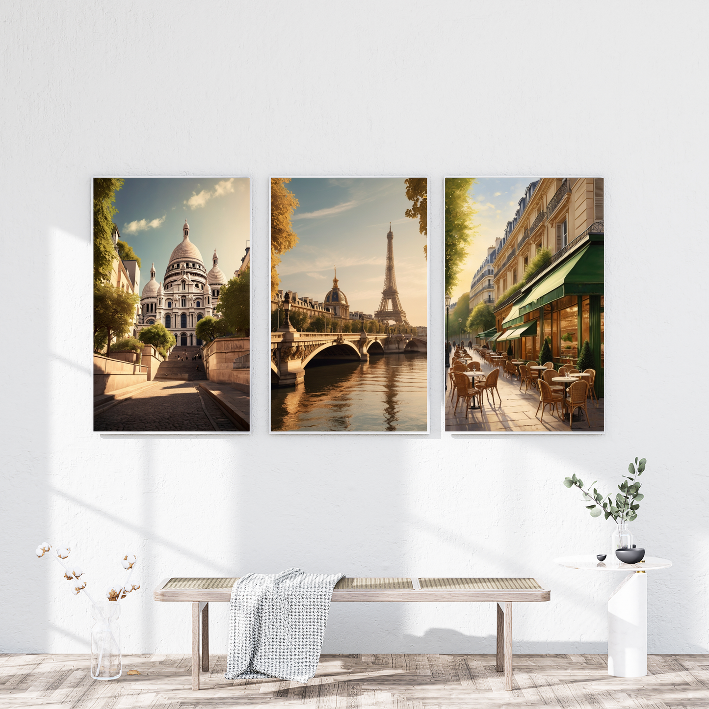 Paris Seine Poster – Timeless Elegance Along the River