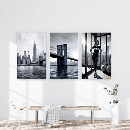 Brooklyn Bridge Poster – Iconic & Timeless New York Wall Art