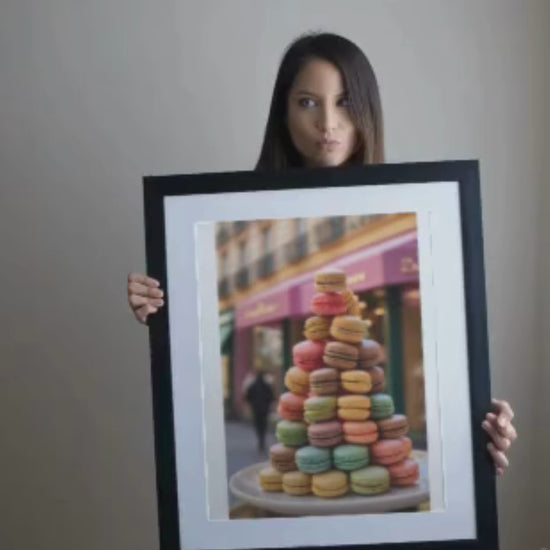 Print Macarons Tower Poster, wall art